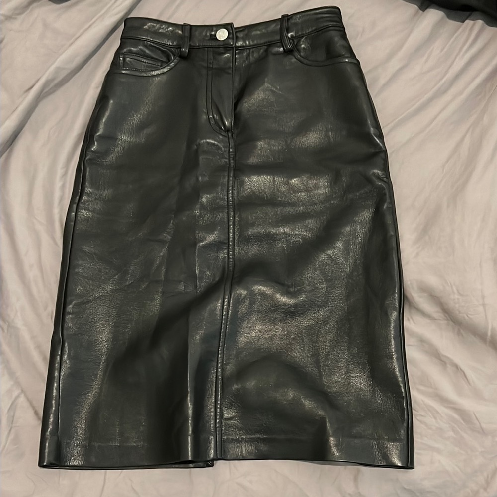 Wilfred Black Knee length Pencil Skirt for Night Out